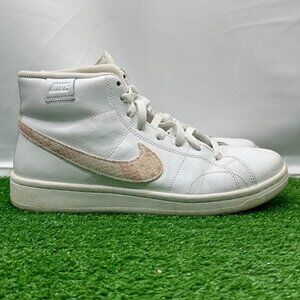 Nike Court Royale 2 Mid Snakeskin Swoosh Women’s 7.5 White DD9666‑100